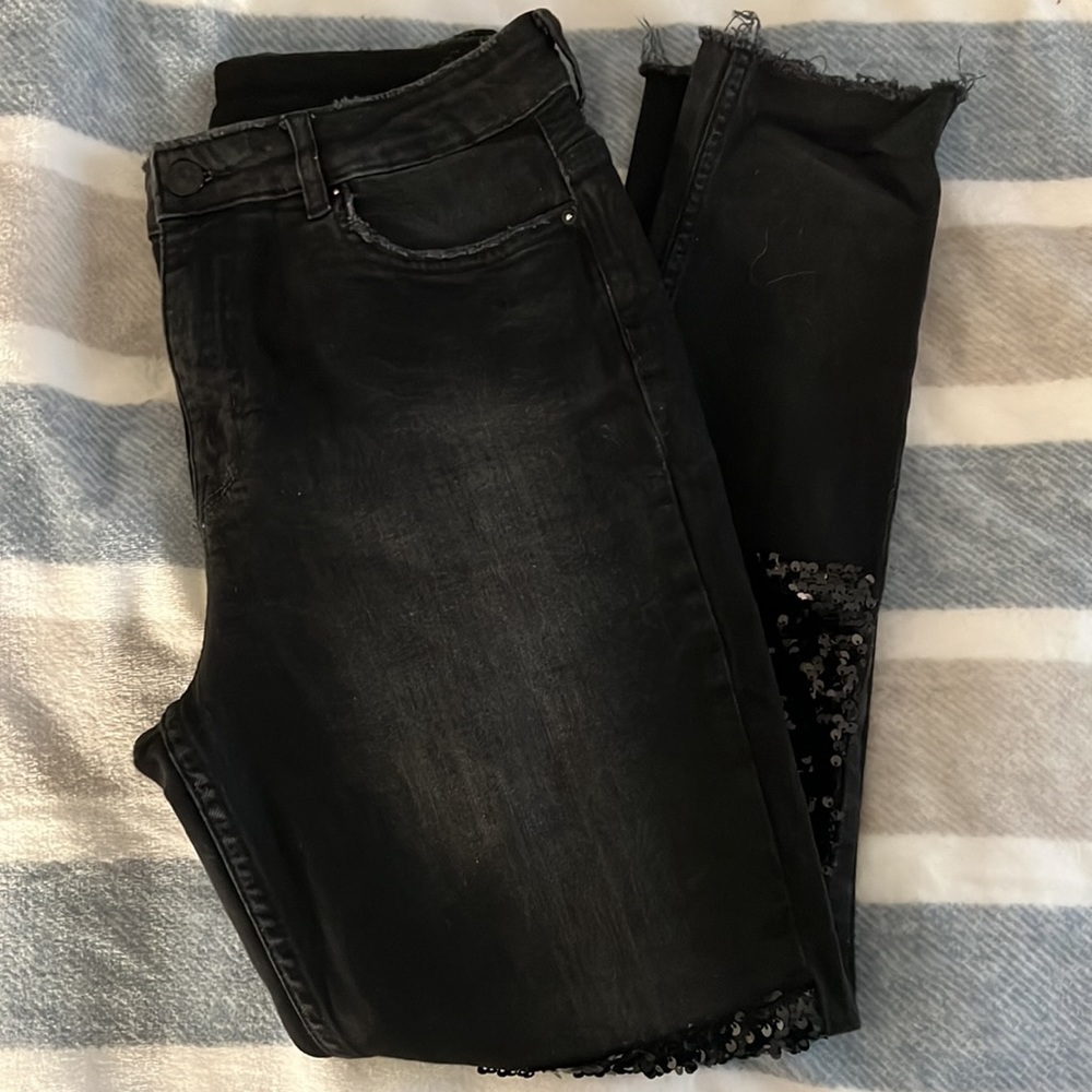 H&M high-rise black jeans - Picture 4 of 10